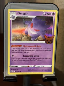 Pokemon TCG Gengar Lost Origin Holo Card 66/196 2022 Rare, Near Mint Condition - Image 1