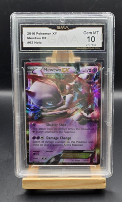 Mewtwo EX 62/162 - XY Breakthrough - Ultra Rare Pokemon Card 2015 GMA 10 Mint - Image 1