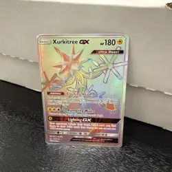Pokemon Card - Xurkitree GX Hidden Fates Shiny Vault SV58/SV94 Shiny Holo Rare - Image 1