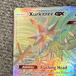 Pokemon Card - Xurkitree GX Hidden Fates Shiny Vault SV58/SV94 Shiny Holo Rare - Image 5