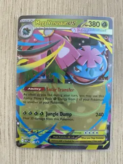 Mega Venusaur ex 013 - Ultra Rare Promo Full Art - Pokemon Card - NM - 1¢ start! - Image 1