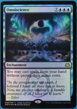 Omniscience (Judge Promo) FOIL NM MTG MAGIC CARD (510528) ABUGames - Image 1