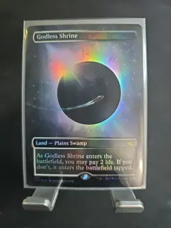 Godless Shrine (Borderless) Unfinity Foil - NM - Image 1