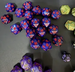 MTG Magic the Gathering 20 Sided Dice D20 Spindown Life Counter x87 Old Sets - Image 3