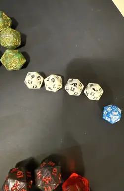 MTG Magic the Gathering 20 Sided Dice D20 Spindown Life Counter x87 Old Sets - Image 5