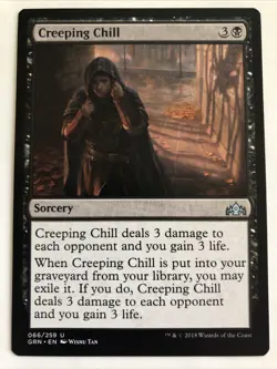 MTG Guilds of Ravnica Creeping Chill 066/259 NM - Image 1
