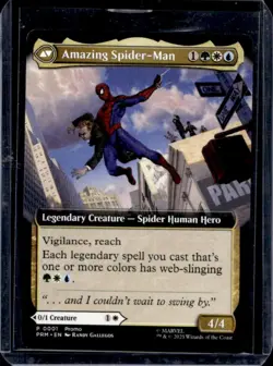 2025 Magic The Gathering NYCC Exclusive Promo Amazing Spider-Man #0001 - Image 1