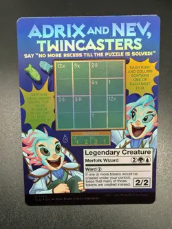 MTG Adrix and Nev Twincasters (SLD) Secret Lair Drop NM/MT - Image 2