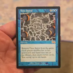 Time Spiral Urza's Saga Regular Blue Rare Sorcery Wizards Sutfin 1998 English - Image 1