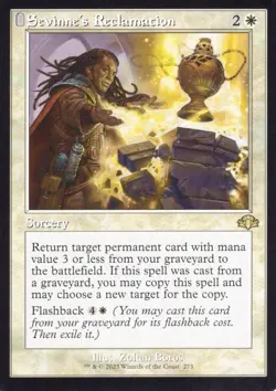 SEVINNE'S RECLAMATION 273 RETRO FRAME DOMINARIA REMASTERED MTG MAGIC NM - Image 1