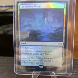 Magic: The Gathering Gloomlake Verge Rare Colorless Land Foil Duskmourn 260 2024 - Image 1