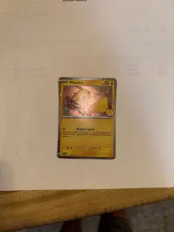 Pokemon Pikachu Holo Basic Card Pokemon Day 2026 English 051/162 with Coin Lot - Image 3
