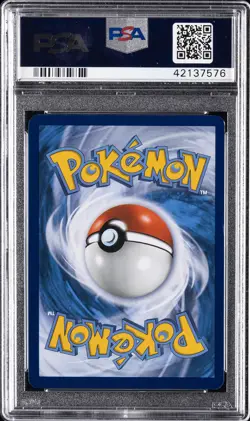 2017 POKEMON SUN & MOON #56 CROBAT-REVERSE FOIL PSA 9 - Image 2