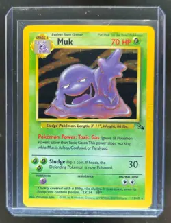 1999 Pokemon Fossil Muk #13/62 - Image 1