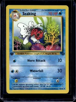 1999 Pokemon Jungle 1st Edition Seaking #46/64 - Image 1