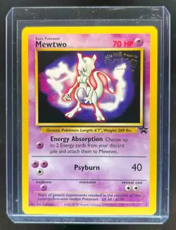 1999 Pokemon Wizards Black Star Promos Mewtwo #3 - Image 1