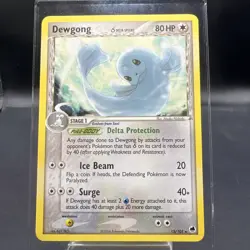 Pokemon TCG Dewgong (Delta Species) Rare DF Dragon Frontiers 15/101 LP - Image 1