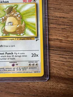 Kangaskhan 26/130 Base Set 2 Non Holo Rare Pokemon TCG English Vintage WOTC 2000 - Image 5