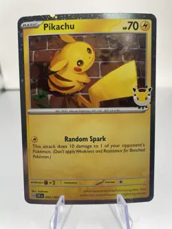 Pikachu 051/162 - Pokemon Day Promo 2026 - NM Pokemon TCG - Image 1