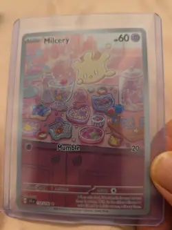 Milcery 152/142 Pokemon TCG Stellar Crown Illustration Rare Holo - Image 1