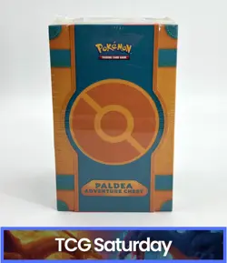 POKEMON PALDEA ADVENTURE CHEST BOX SEALED - Image 1
