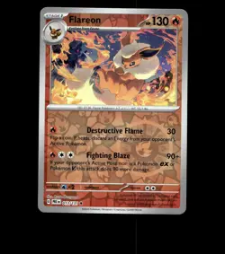 Flareon - 013/131 - Prismatic Evolutions - Near Mint Reverse Holo Pokemon TCG - Image 1
