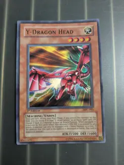 Yugioh: Y-Dragon Head - MFC-005 - Super Rare - 1st Edition - LP-MP - Image 1