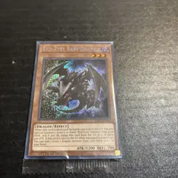 Yugioh Red-Eyes Baby Dragon LDS1-EN010 Secret Rare Limited Edition NM - Image 1