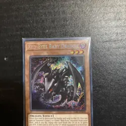 Yugioh Red-Eyes Baby Dragon LDS1-EN010 Secret Rare Limited Edition NM - Image 2