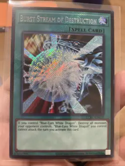 Burst Stream of Destruction LCKC-EN025 Unlimited Secret Rare NM +Bonus FREESHIP! - Image 3