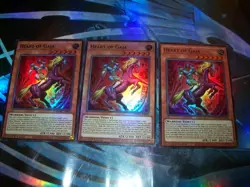3x Heart of Gaia 1st Edition Super Rare MZMU-EN033 Yu-Gi-Oh! - Image 1