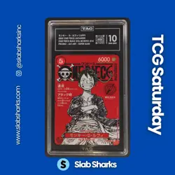 2025 ONE PIECE JP ONE PIECE MAG VOL.20 #ST21-014 MONKEY D LUFFY ALT ART TAG 10 - Image 1
