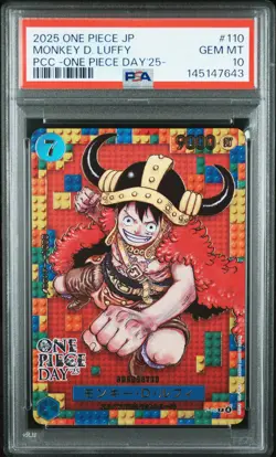 2025 ONE PIECE JPN PREMIUM COLLECTION ONE PIECE DAY'25 MONKEY D LUFFY PSA 10 - Image 1