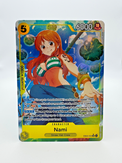One Piece Nami SR Alt Art EB03-053 English NM Heroines Trusted Seller - Image 1