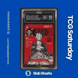 2025 ONE PIECE JP ONE PIECE MAG VOL.20 #ST21-014 MONKEY D LUFFY ALT ART TAG 10 - Image 1
