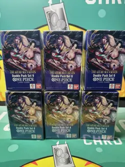 (Lot Of 6) One Piece The Azure Sea's Seven Double Pack Box Set 9, FACTORY SEALED - Image 1