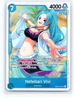 One Piece TCG English EB04-025 Nefeltari Vivi SR Foil - Image 1