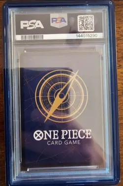 Bandai Monkey D. Luffy OP13-001 Carrying on His Will Foil Alt Art PSA 10 - Image 2