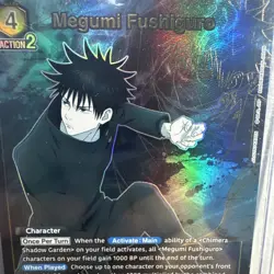 Megumi Fushiguro Alternate Art Foil - UEX02BT/JJK-3-007 NM - Union Arena - Image 2