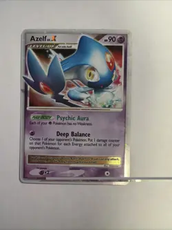 Pokemon Azelf LV.X Legends Awakened 140/146 Ultra Rare Holo Level Up Card - Image 1