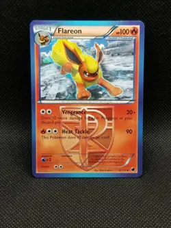 FLAREON 12/116 Non-Holo Plasma Freeze Pokemon Card Near Mint/Light Play - Image 1