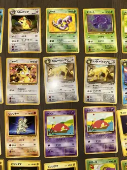 1996 Vintage Japanese Pokemon Card Pocket Monster Lot Of 42 Rocket Gang LP-HP - Image 5