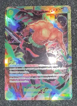 One Piece Roronoa Zoro OP06-118 Parallel Alt Art Card Game SEC-Wings of Captain - Image 1