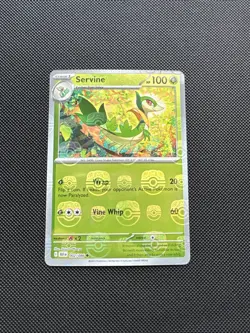 Servine 002/086 Masterball Reverse Holo Black Bolt Pokemon Card English Mint - Image 1