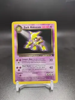 Dark Alakazam 18/82 Team Rocket Non Holo Wotc Pokemon Card 2000 Played - Image 1
