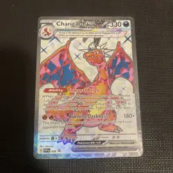 Mint Pokemon TCG Charizard ex SVP 056 Holo Black Star Promo Card - Image 1