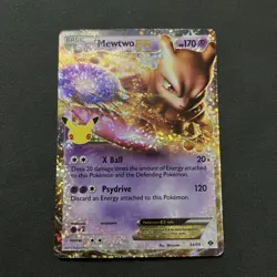 Pokemon Mewtwo EX Celebrations 25th Anniversary Card 54/99 - Image 1