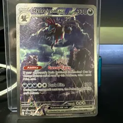 Pokemon TCG Hydreigon EX Black Bolt White Flare Full Art Rare Holo Card 169/086 - Image 1