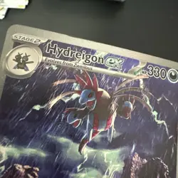 Pokemon TCG Hydreigon EX Black Bolt White Flare Full Art Rare Holo Card 169/086 - Image 4