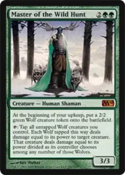 1x Master of the Wild Hunt Heavy Play MTG Magic - Kid Icarus - - Image 1
